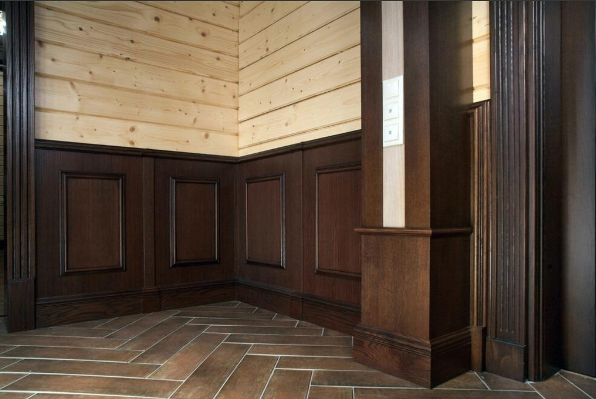 Деревянные панели для внутренней отделки стен: отделка кабинета настенными плитами, изготовление щитов из дерева, реечные и филенчатые, потолочные панели