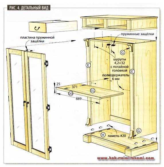 Как сделать шкаф на балконе своими руками дешево и красиво – пошаговая инструкция
