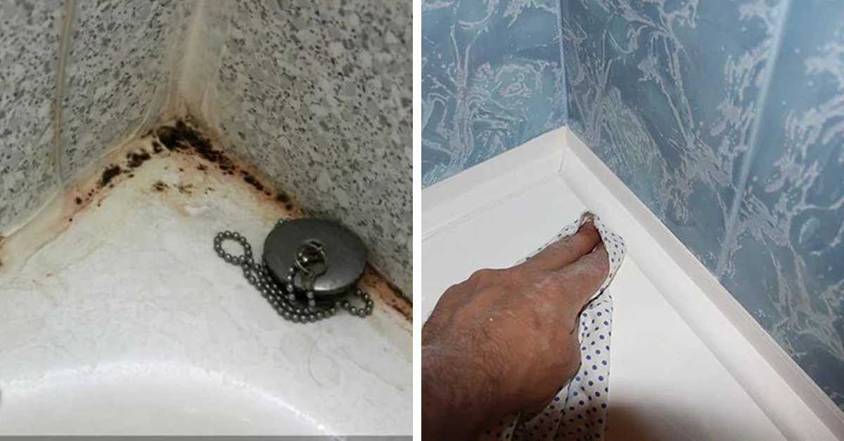 Как избавиться от черной плесени в ванной комнате?