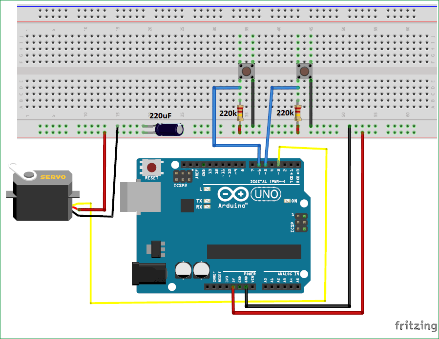 Подключение сервопривода mg90s к arduino. клешня — записки программиста