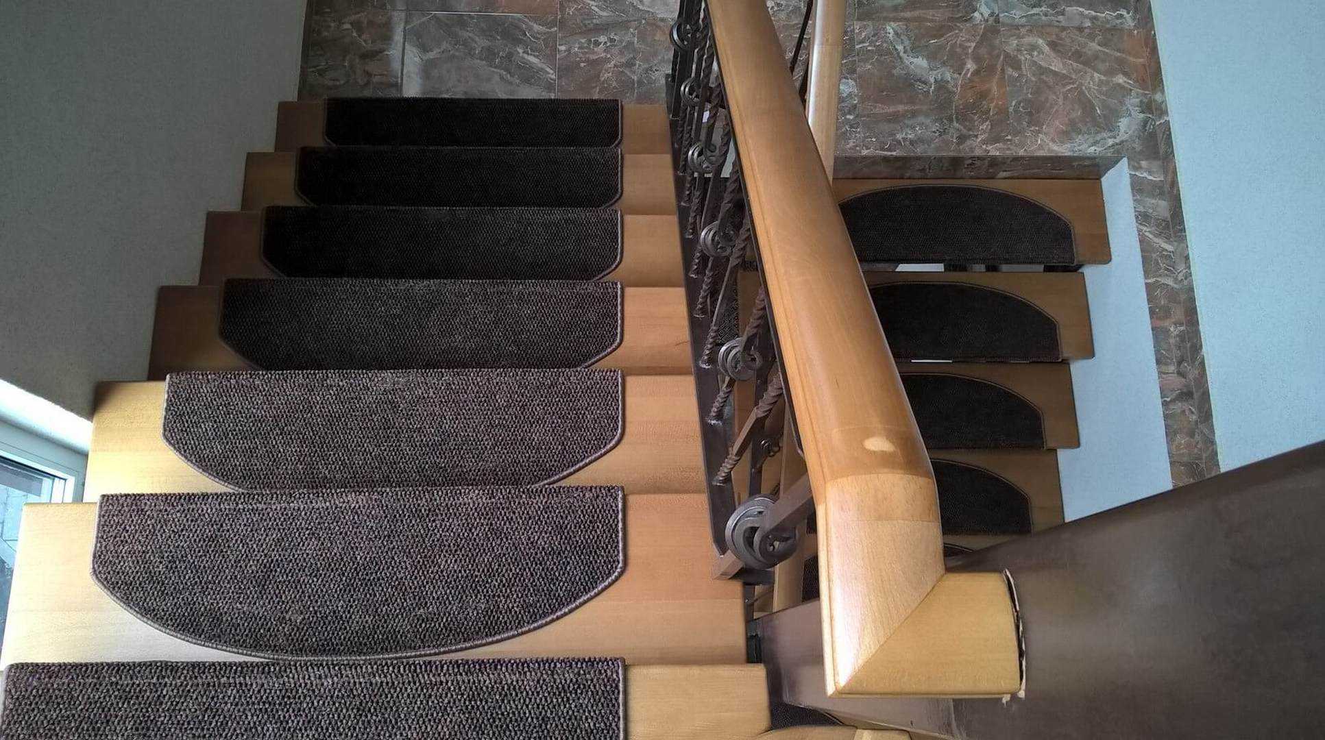 Накладки на ступени лестницы из ковролина: выбираем накладки из ковролина и ковровые для деревянной лестницы
