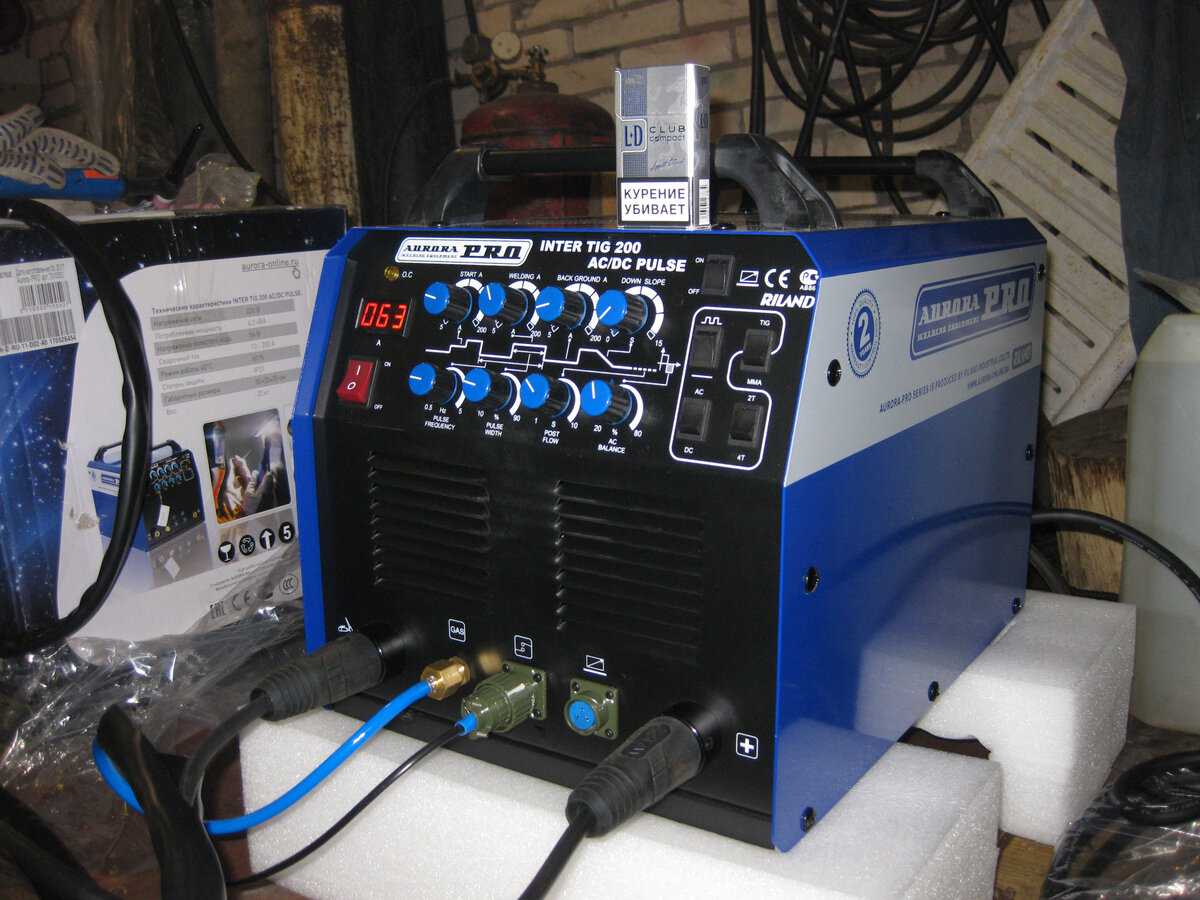 Pro inter tig 200 pulse. Aurora Pro Inter Tig 200 AC/DC.