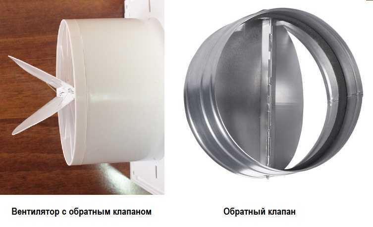 Обратный клапан на вентиляцию в квартире